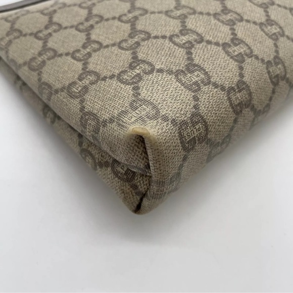 Authentic Gucci GG plus Beige/ Brown Clutch Bag GUC - Picture 10 of 15